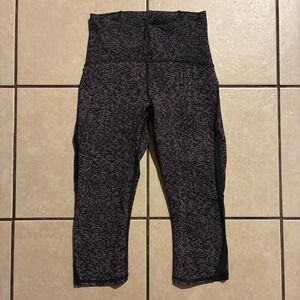 Lululemon Women's Size 4 Black White Running Tights